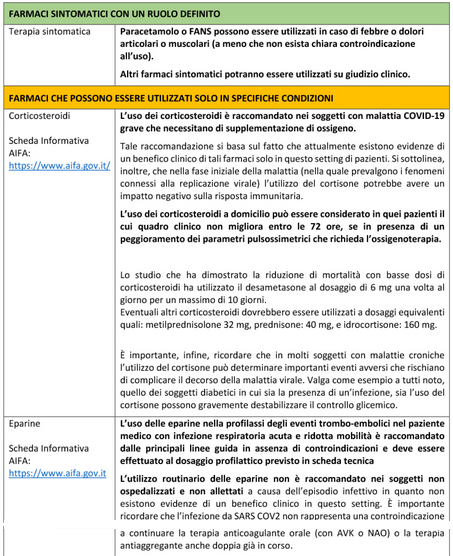 covid farmaci domicilio aifa